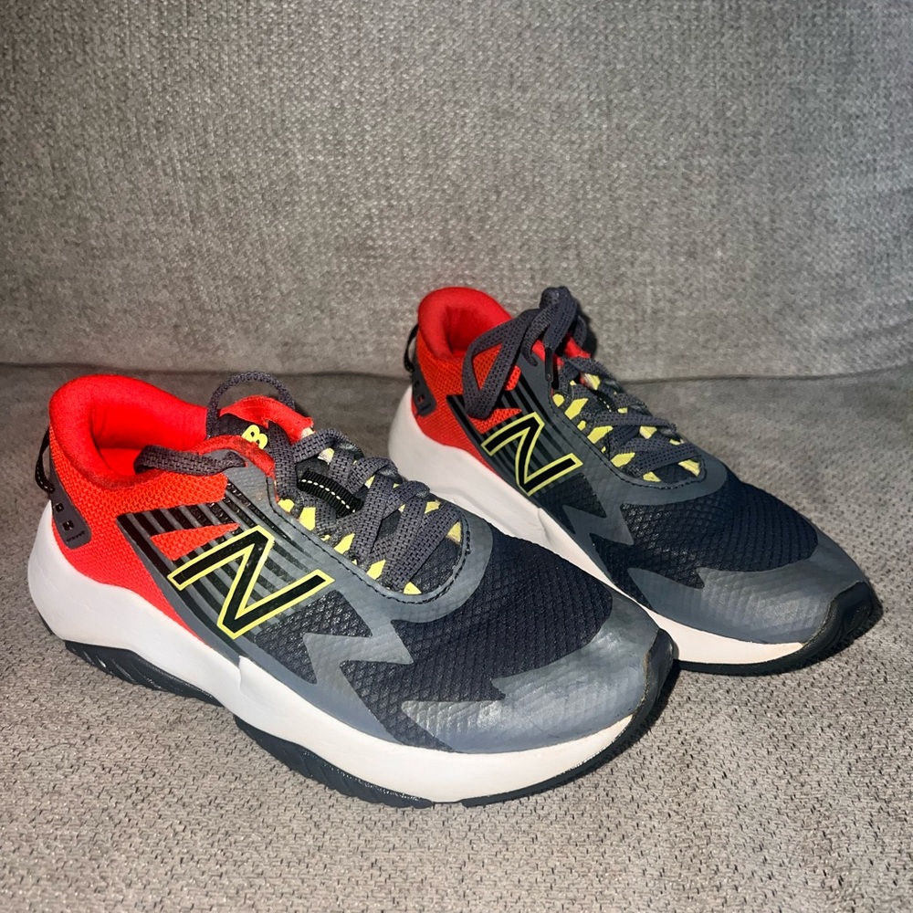 New Balance Black and Red Athletic Shoes